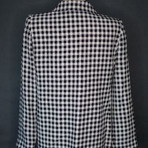 Dana Buchman Jackets & Coats - Vintage Black and White Checkered Blazer Dana Buchman Jackets & Coats - Vintage Black and White Checkered Blazer